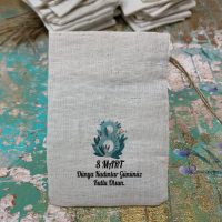 Hediyelik Baskılı Kese 8 Mart Dünya Kadınlar Günü Hediyeleri