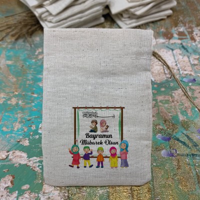 Baskılı Kese 0021 - Bayram Harçlığı Hediyelik Kese