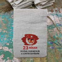 23 Nisan Tasarım Hediyelik Kese
