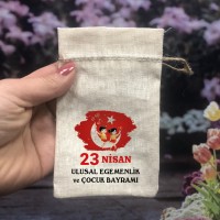 23 Nisan Tasarım Hediyelik Kese