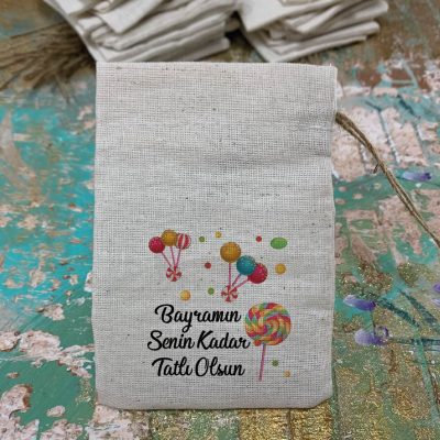 Baskılı Kese 0071 - Bayram Harçlığı Hediyelik Kese