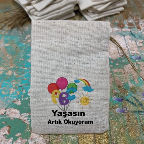Okuma Bayramı Hediye Kese - Yaren Davetiye