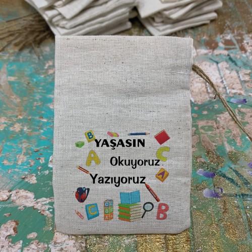 Okuma Bayramı Hediye Kese - Yaren Davetiye