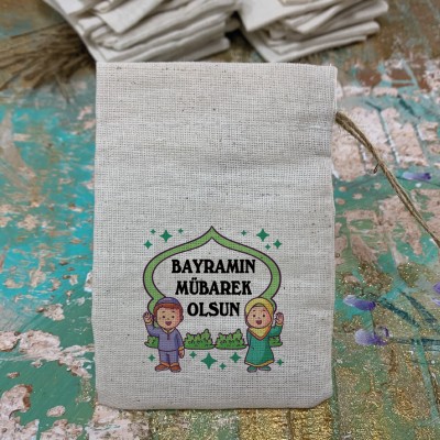 Baskılı Kese 0088 - Bayram Harçlığı Hediyelik Kesesi