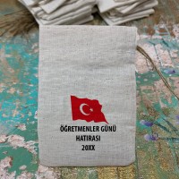 24 Kasım Öğretmenler Günü Hediyelik Baskılı Kese