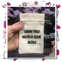 01 - Logolu Hediyelik Baskılı Kese Tasarla