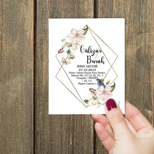 Kına Davetiye Modelleri Kına Kartları - Otuz9 Reklam