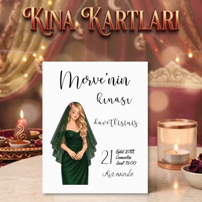 Kına Özel Kart