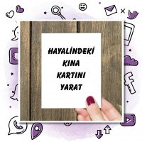 01 - Kına  Kartı Tasarla