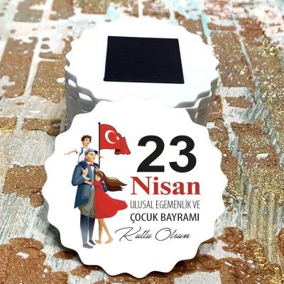 Magnet 0093 - 23 NİSAN ATATÜRK TASARIM