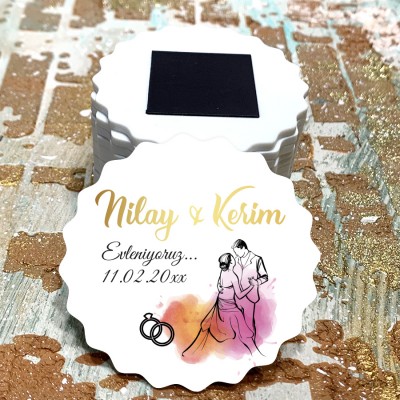 Magnet 0349 - Gelin Damat Tasarım