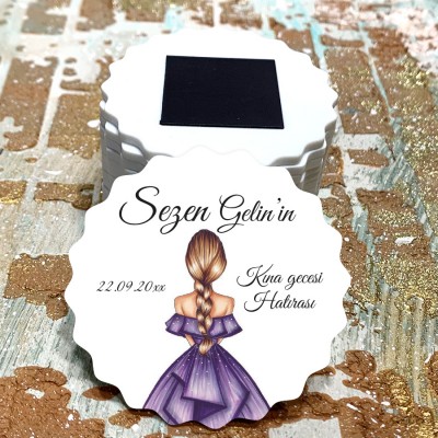 Magnet 0369 - Kına Kızı Tasarım