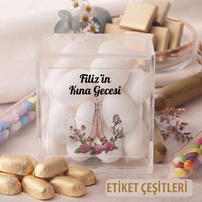 Kare Şeffaf Etiket 505