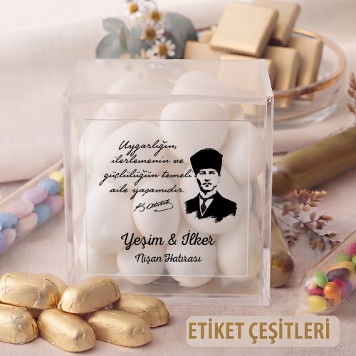 Kare Şeffaf Etiket 510 Kare Şeffaf Etiket 510 - Atatürk Tasarım - Otuz9 Reklam