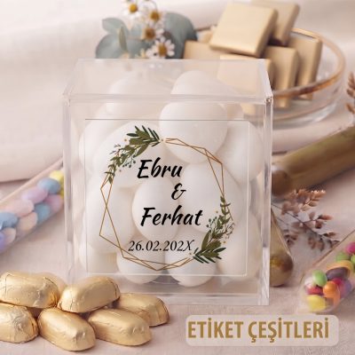 Kare Şeffaf Etiket 512