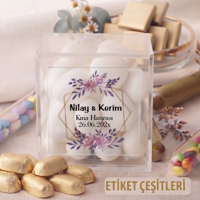 Kare Şeffaf Etiket 513