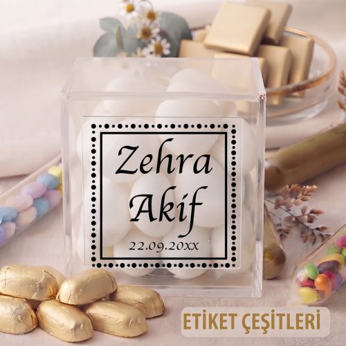 Kare Şeffaf Etiket 521 Kare Şeffaf Etiket 521 - Otuz9 Reklam