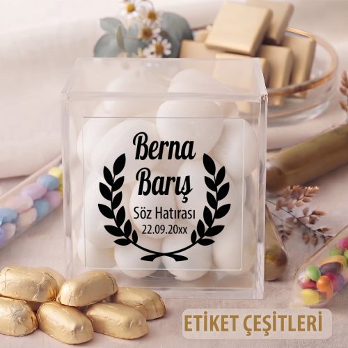 Kare Şeffaf Etiket 523 - Otuz9 Reklam