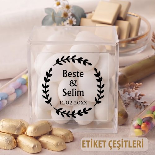 Kare Şeffaf Etiket 530 - Otuz9 Reklam