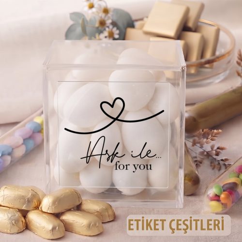 Kare Şeffaf Etiket 534 - Otuz9 Reklam