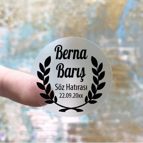 Hediyelik Etiket - Yaren Davetiye