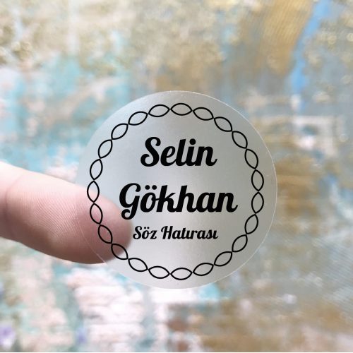 Madlen Çikolata Etiketi Hediyelik Etiket - Otuz9 Reklam