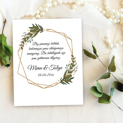 Takı Kartı - Yaren Davetiye