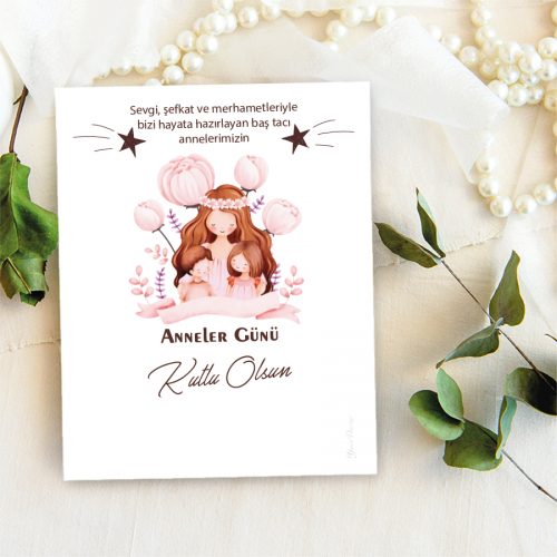 Anneler Günü Takı Kartı - Yaren Davetiye