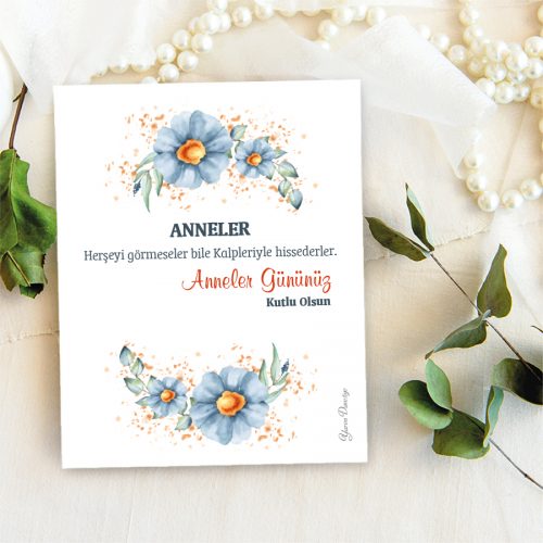 Anneler Günü Takı Kartı - Yaren Davetiye