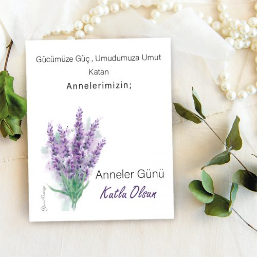Anneler Günü Takı Kartı - Yaren Davetiye