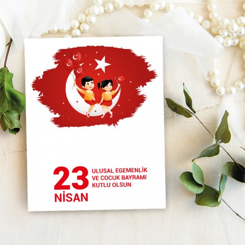 23 Nisan Takı Kartı - Yaren Davetiye