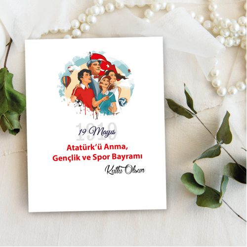 19 Mayıs Takı Kartı - Otuz9 Reklam
