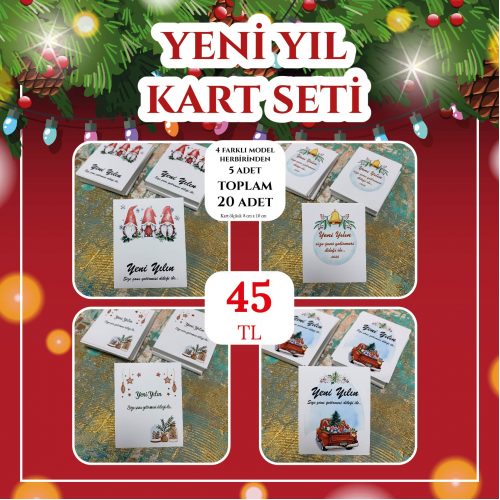 Makrome Kartı Yılbaşı Takı Kartı - Otuz9 Reklam