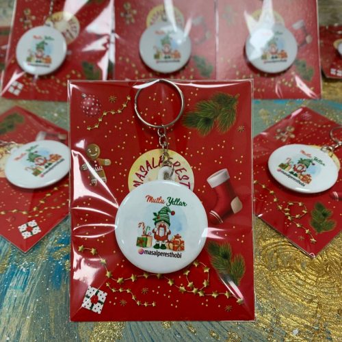 Yılbaşı Hediyelik Anahtarlık - Yaren Davetiye